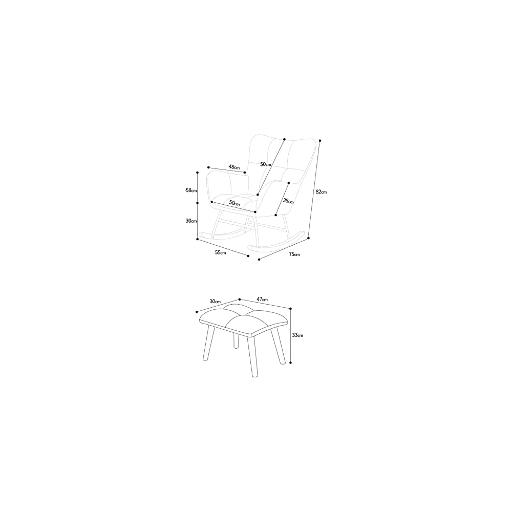 Living Room Chair with Reclining Legs, Rubber Wood and Iron Frame for Stable Support, Lounge Chair, Three-Color Selection (Mixed Color)