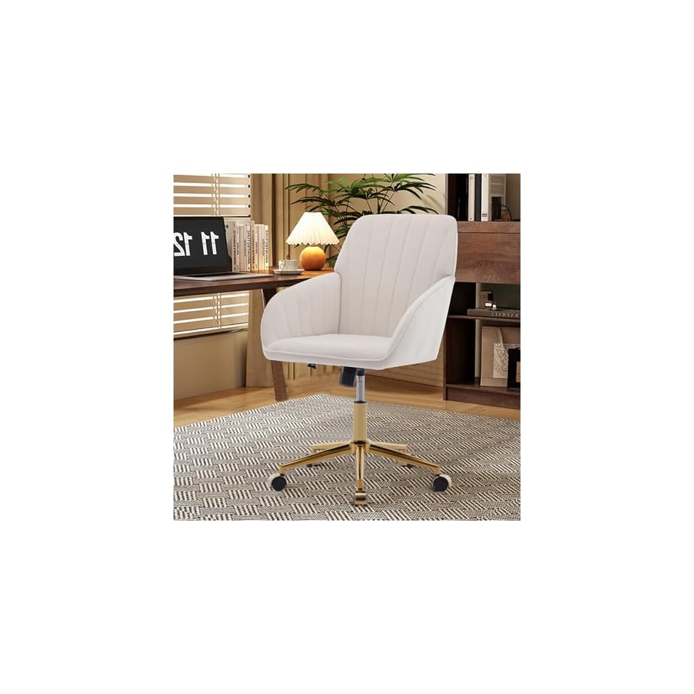 Computer Chair Simple Modern Comfortable Office Chair Comfy Comfy Desk Chair Office Wide Desk Chair Office Chair for Home,Office,Make Up,Small Space